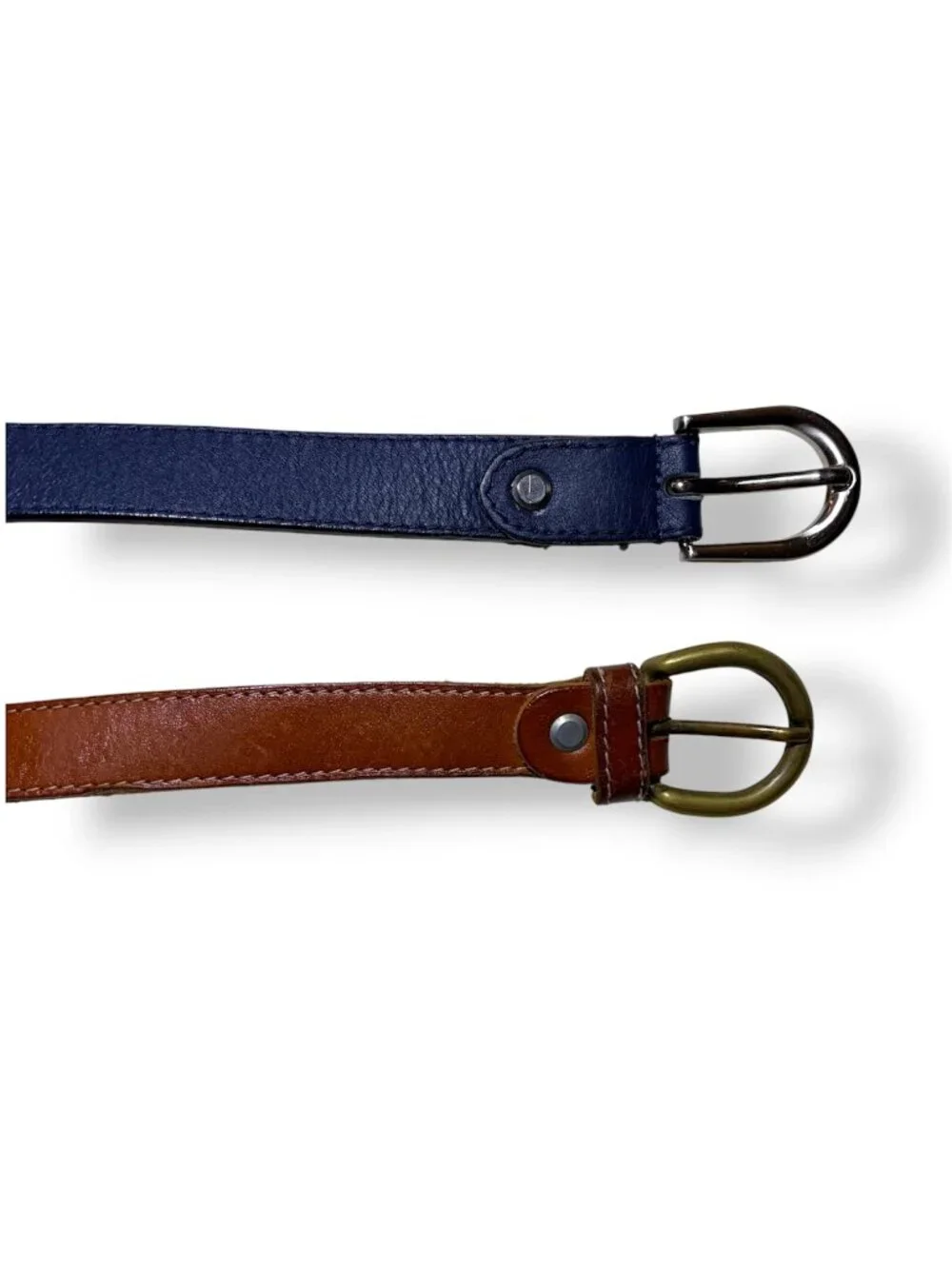 Kids Leather Belts Lot of 2 Unisex